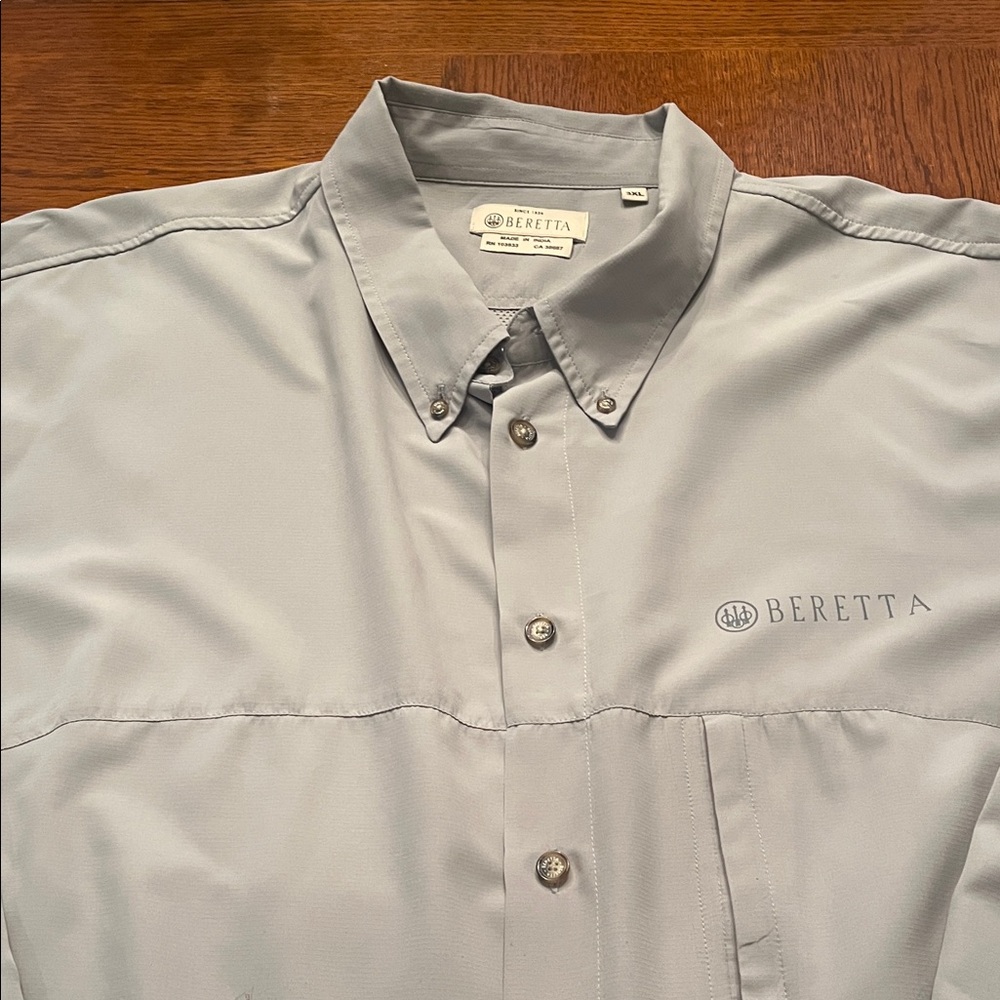 Men’s Beretta lightweight Gray Shirt